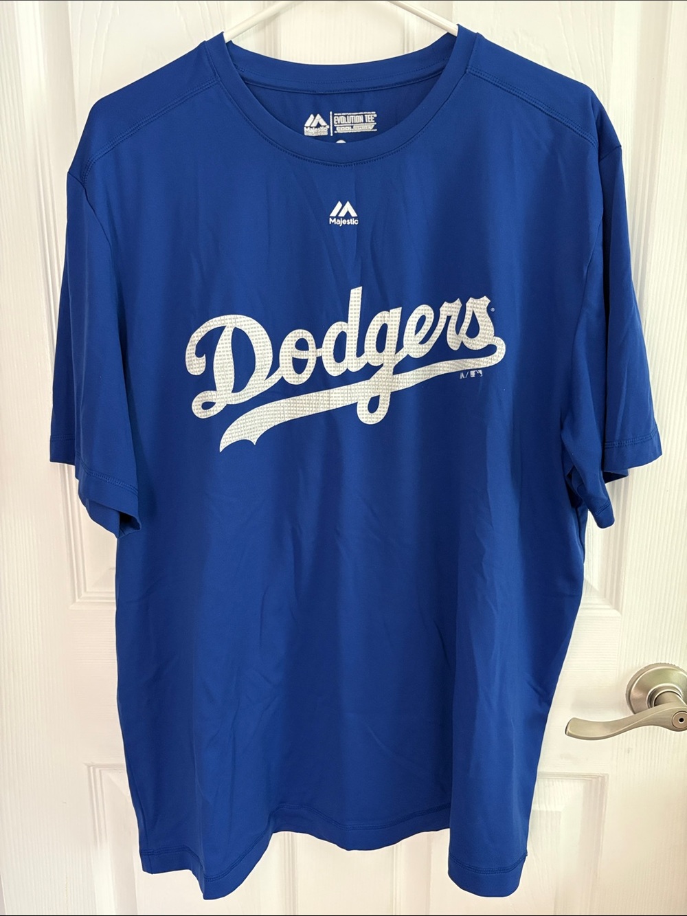 Majestic Los Angeles Dodgers Royal Blue Short Sleeve Dri-Fit Tee